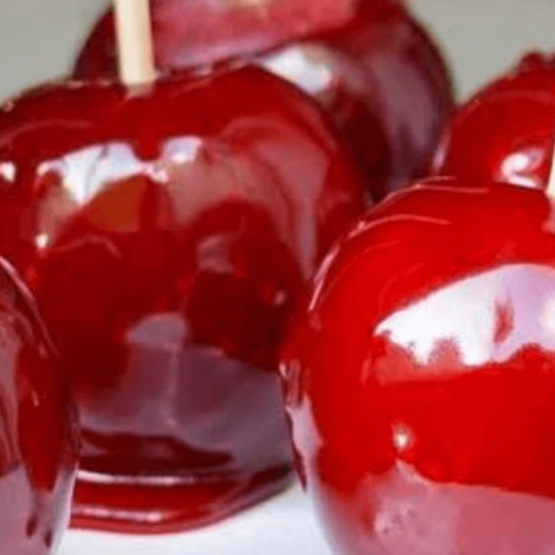 Manzanas acarameladas