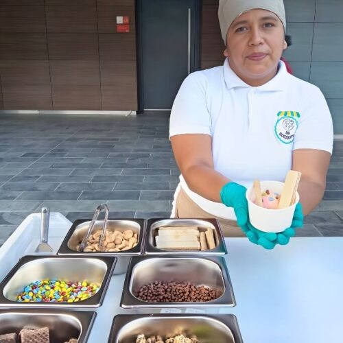 Helados con Toppings